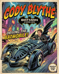 Codys House Of Geek Driving The Batman Forever Batmobile 8x10 Signed Photo